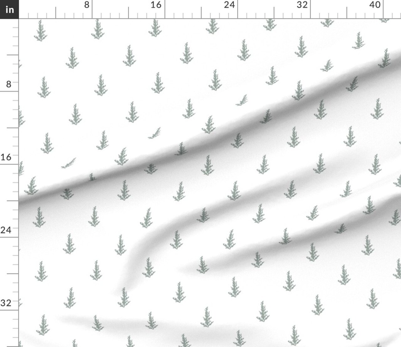 Pine Tree Nature Rustic Woodland Woods Boho Neutral Minimal Cabin Forest Custom Printed Fabric by Spoonflower Various Fabrics by the Yard or Fat Quarter